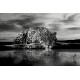 Wallpapers mural leopard in grey sunset Wallpapers mural leopard in grey sunset