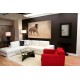 Wallpapers galloping horse with beige coating Wallpapers galloping horse with beige coating