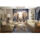 Wallpaper view of three beautiful elephants