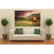 Wallpapers mountain view with a beautiful deer Wallpapers mountain view with a beautiful deer