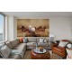 Wall mural beautiful horses in gallop in 2 colors Wall mural beautiful horses in gallop in 2 colors