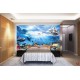 Wall mural 3D model with seabed fish and ship Wall mural 3D model with seabed fish and ship
