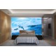 Photo mural two dolphins in sea waves Photo mural two dolphins in sea waves