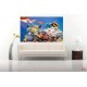 Wallpapers mural sea bottom with fishes and a turtle Wallpapers mural sea bottom with fishes and a turtle
