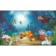 Wallpapers mural painted fishes in seabed Wallpapers mural painted fishes in seabed