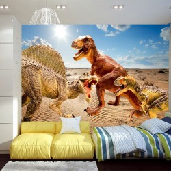 Wallcoverings Dinosaur background a wilderness Wallcoverings Dinosaur background a wilderness