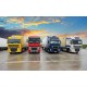 Wallpapers mural TIR trucks stacked