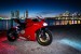 Wall mural red  motor city night view background