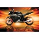 Wall mural effective motor sports