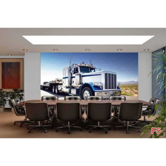 Wallpapers mural big truck on the road Wallpapers mural big truck on the road