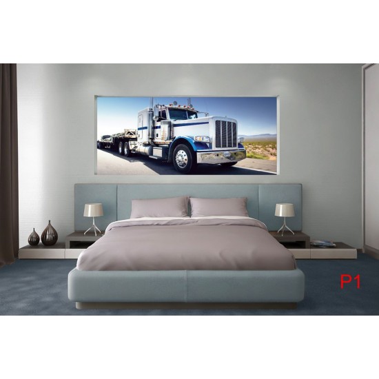 Wallpapers mural big truck on the road Wallpapers mural big truck on the road