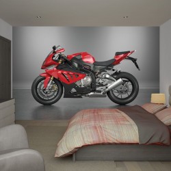 Wallpapers mural sports motor in red