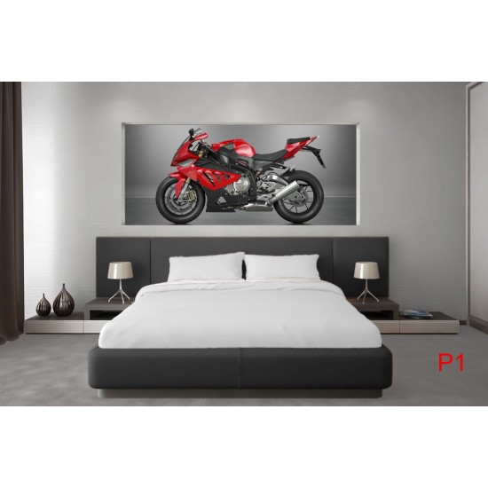 Wallpapers mural sports motor in red Wallpapers mural sports motor in red