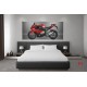 Wallpapers mural sports motor in red Wallpapers mural sports motor in red