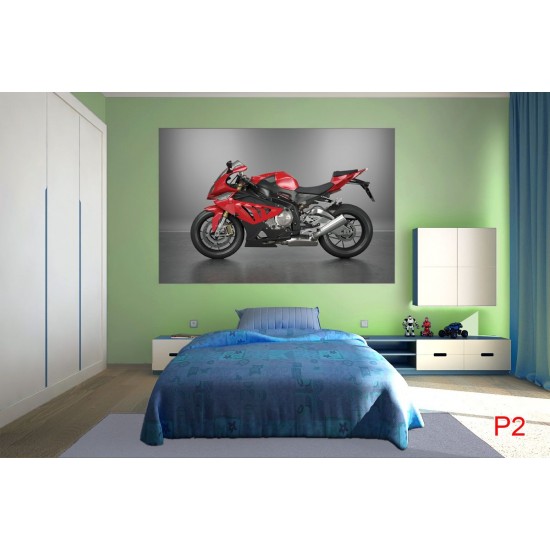 Wallpapers mural sports motor in red Wallpapers mural sports motor in red