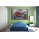 Wallpapers mural sports motor in red Wallpapers mural sports motor in red