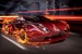 Wallpapers mural sports car in flames