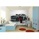 Wallpapers mural black sport car mustang Wallpapers mural black sport car mustang