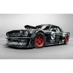 Wallpapers mural black sport car mustang