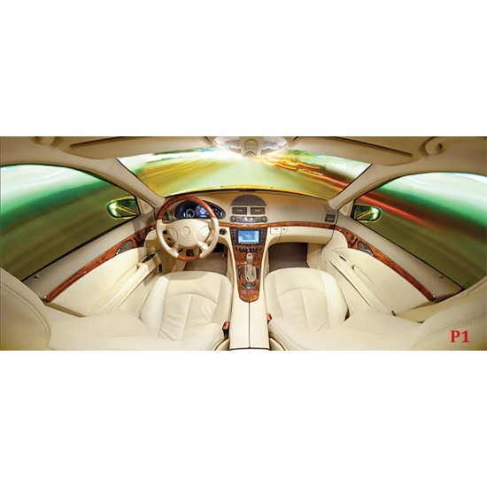 Wall mural leather car interior Wall mural leather car interior