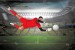 Wallpapers mural stadium with a football player in a red outfit