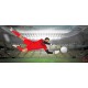 Wallpapers mural stadium with a football player in a red outfit