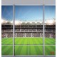 Wallpapers mural Imitation window color stadium in 2 variants
