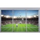 Wallpapers mural Imitation window color stadium in 2 variants