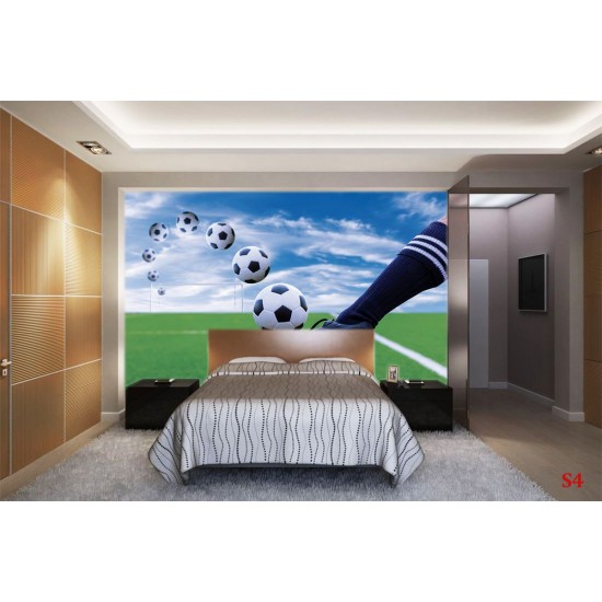 Wallpapers mural football boots and a ball Wallpapers mural football boots and a ball