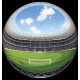 Wallpapers mural spherical football field Wallpapers mural spherical football field