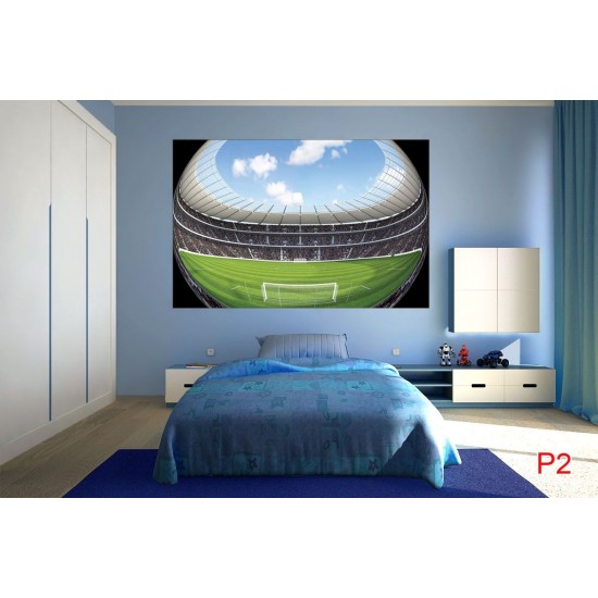 Wallpapers mural spherical football field Wallpapers mural spherical football field