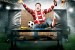 Wallpapers mural football fan in red