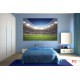 Wallpapers mural stadium at night light