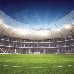 Wallpapers mural stadium at night light