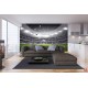 Wallpapers mural stadium in black and green range 2 versions Wallpapers mural stadium in black and green range 2 versions