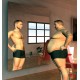 Wallpapers mural funny model man in front of a mirror