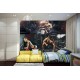 Wall murals model for fitness collage
