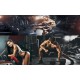 Wall murals model for fitness collage