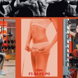 Wallpapers mural for women's fitness