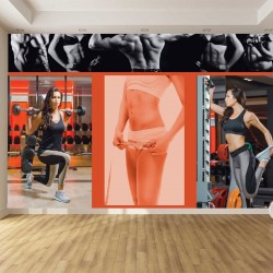 Wallpapers mural for women's fitness