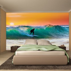 Wall mural water sport