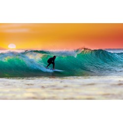 Wall mural water sport
