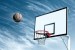 Wall mural basketball backboard