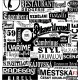 Wall murals Restaurant signs in black and white Wall murals Restaurant signs in black and white