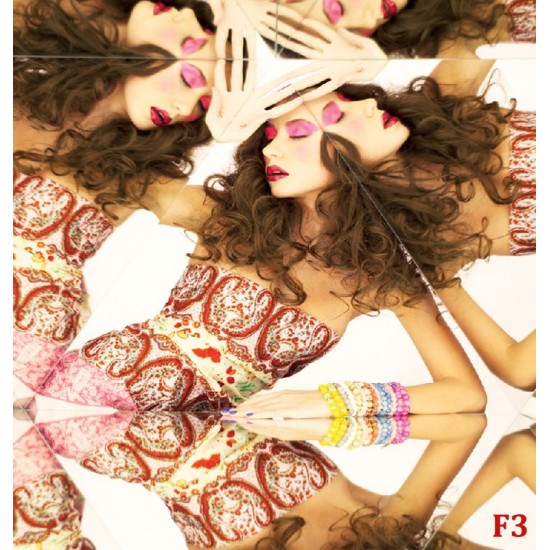 Wall murals fashion model woman kaleidoscope