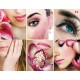Wall murals fashion collage of beauty salons Wall murals fashion collage of beauty salons