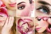Wall murals fashion collage of beauty salons
