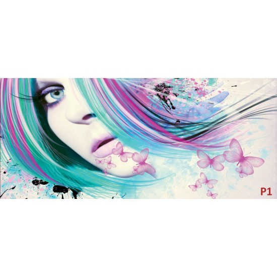 Wall murals art woman artistic model with butterflies Wall murals art woman artistic model with butterflies