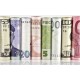 Wall murals of money
