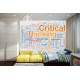 Wall murals wall with different inscription in 2 colors